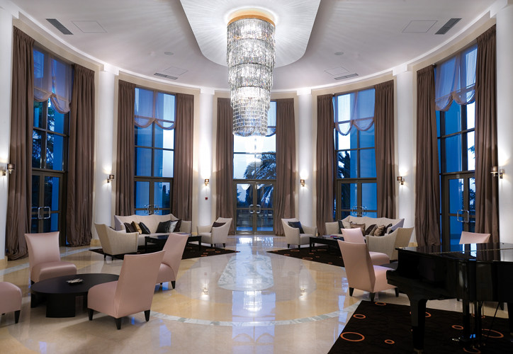 Полы из мрамора Crema Marfil